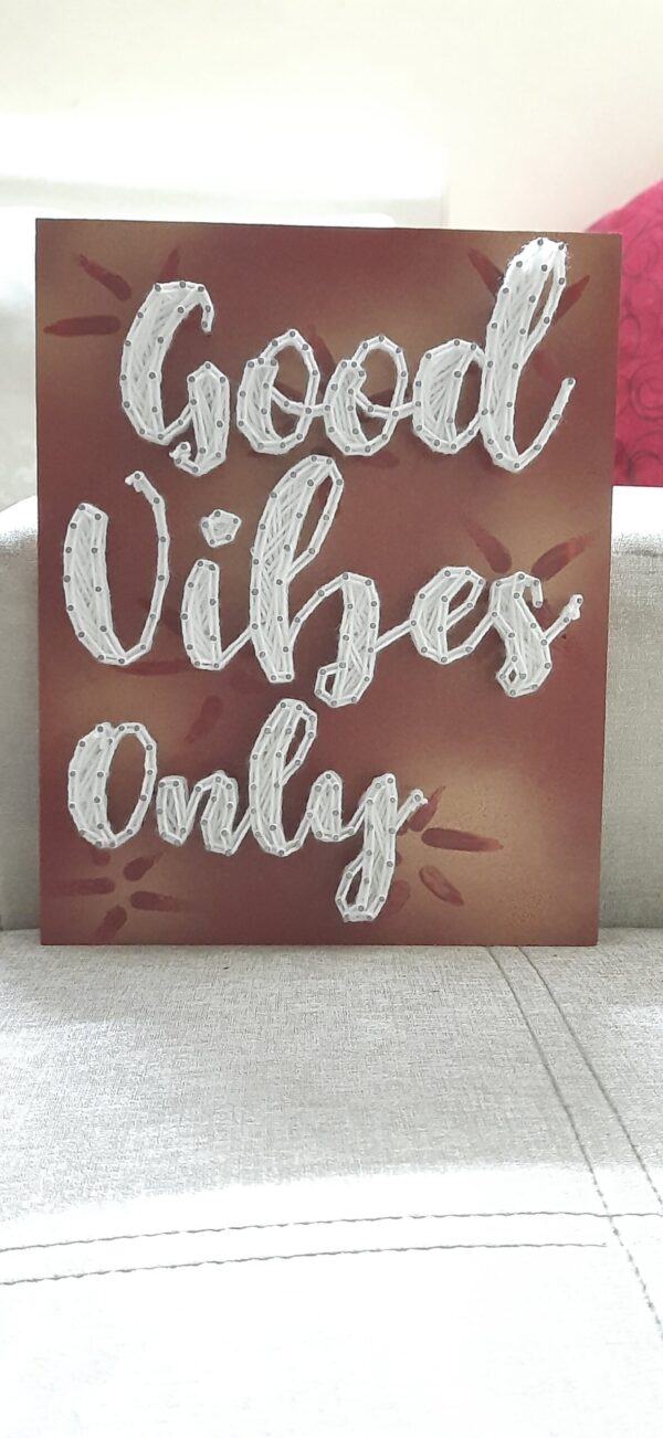 Good Vibes Only String Art - Image 2
