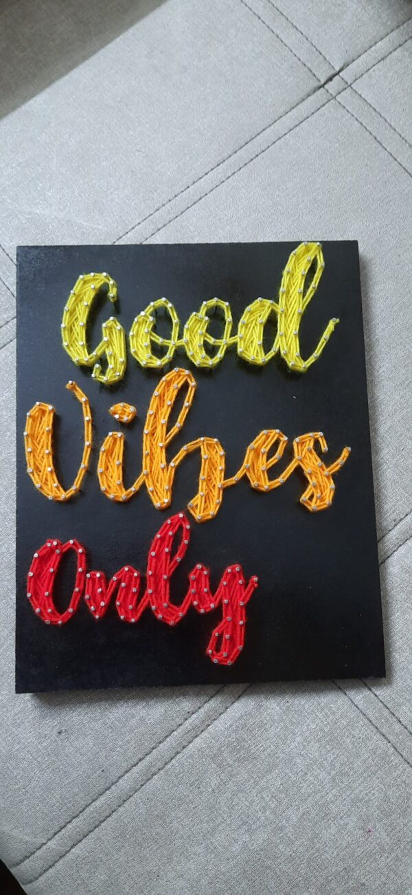 Good Vibes Only String Art - Image 3
