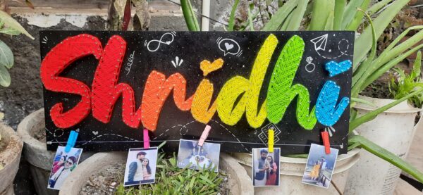 Shridhi Name Board String Art - Image 2