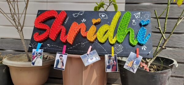 Shridhi Name Board String Art - Image 4