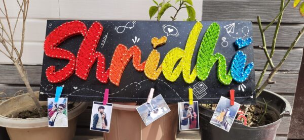 Shridhi Name Board String Art - Image 5