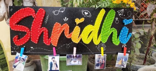 Shridhi Name Board String Art