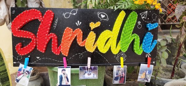 Shridhi Name Board String Art
