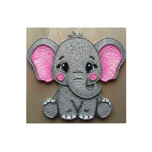 cute-elephant-string-art