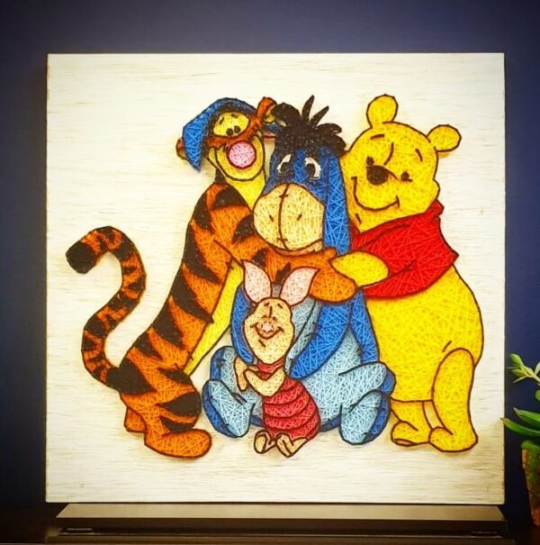 Poo Cartoon String Art