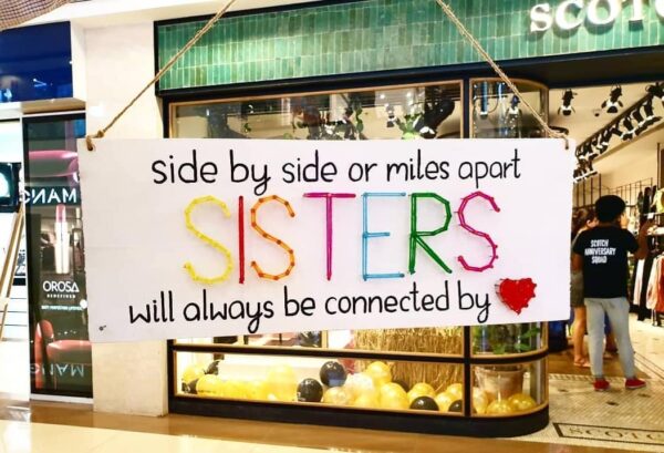 Sister String Art
