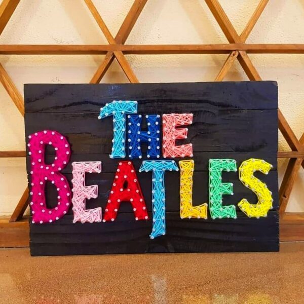 The Beatles Name Board